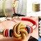 218 Yards/656 Feet Metallic Cord 2 Pcs Spool Metallic Thread Colored Jewelry Thread Colored Craft Gold String Tinsel String Craft Making Cord for Gift Wrapping(0.5mm)